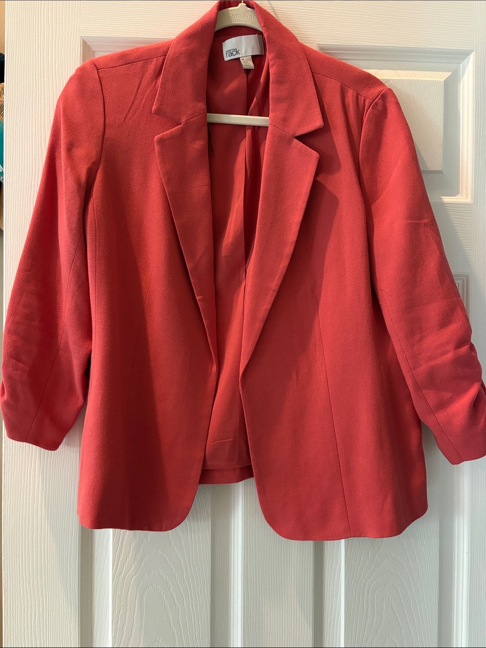The Rack Coral Open-Front Blazer Jacket for Women